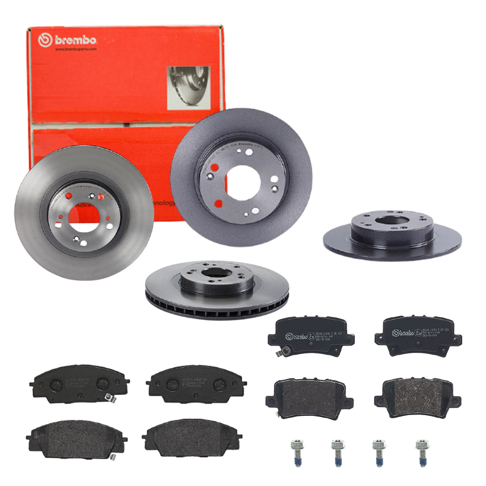 BREMBO Bremsensatz, Scheibenbremse sg00000eda Hinterachse Voll 300mm 25mm für ISUZU HONDA ACURA