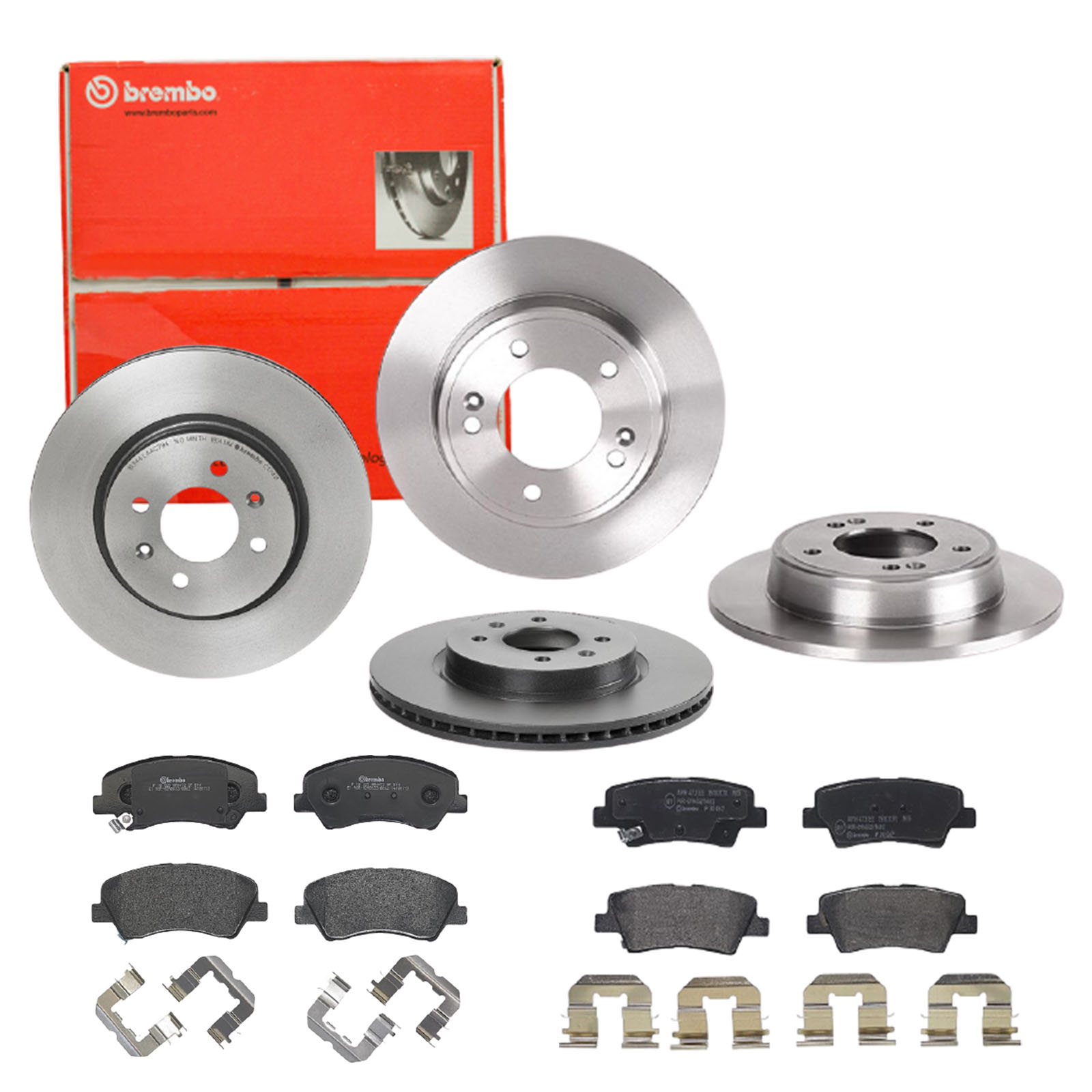BREMBO Bremsensatz, Scheibenbremse sg00000edd Hinterachse Innenbelüftet 262mm 22mm für GEELY KIA HYUNDAI HYUNDAI (BEIJING) SSANGYONG KIA (DYK)