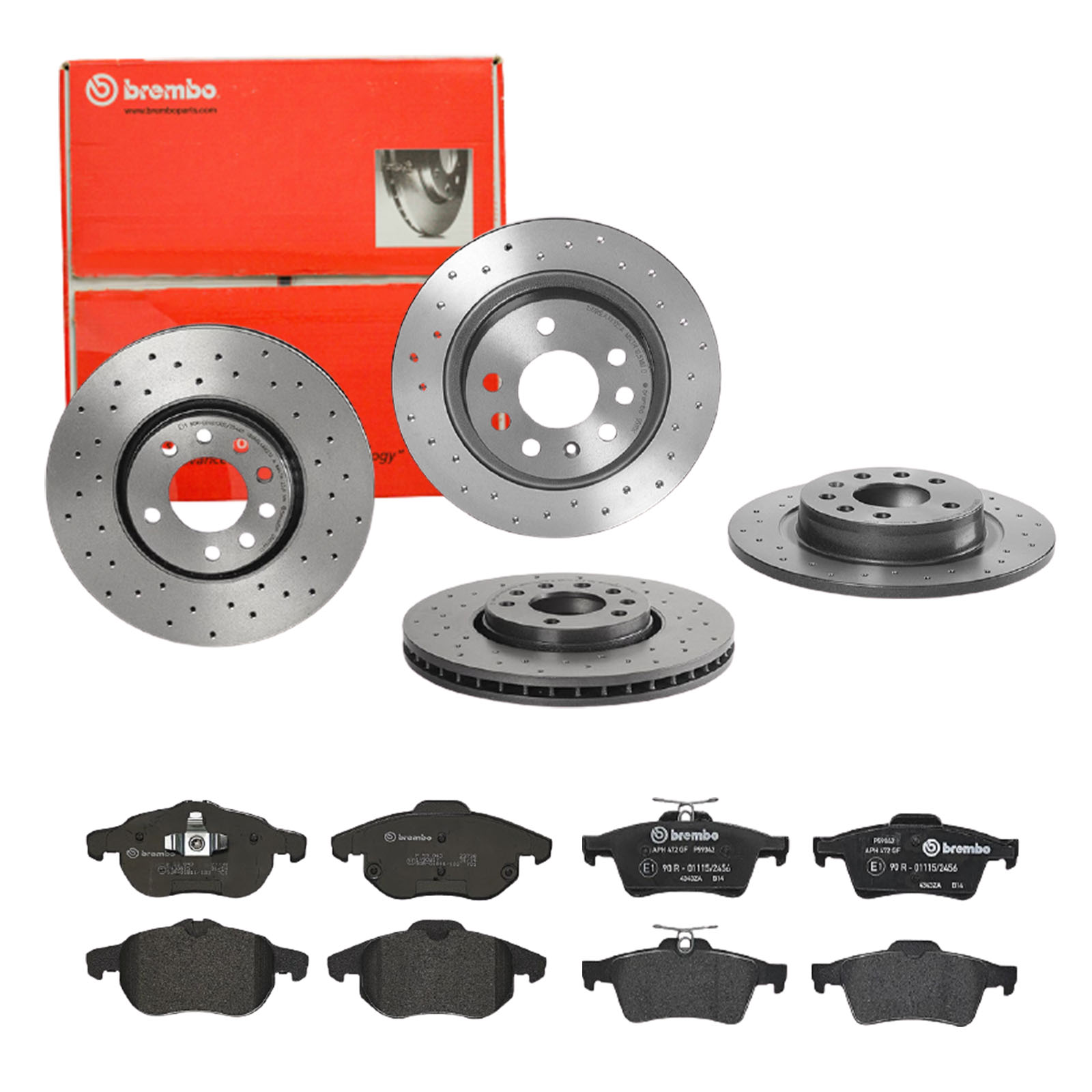 BREMBO Bremsensatz, Scheibenbremse sg00000edp Hinterachse Gelocht 302mm 12mm für CITROËN OPEL FORD VOLVO SAAB PONTIAC FIAT VAUXHALL GENERAL MOTORS MIT