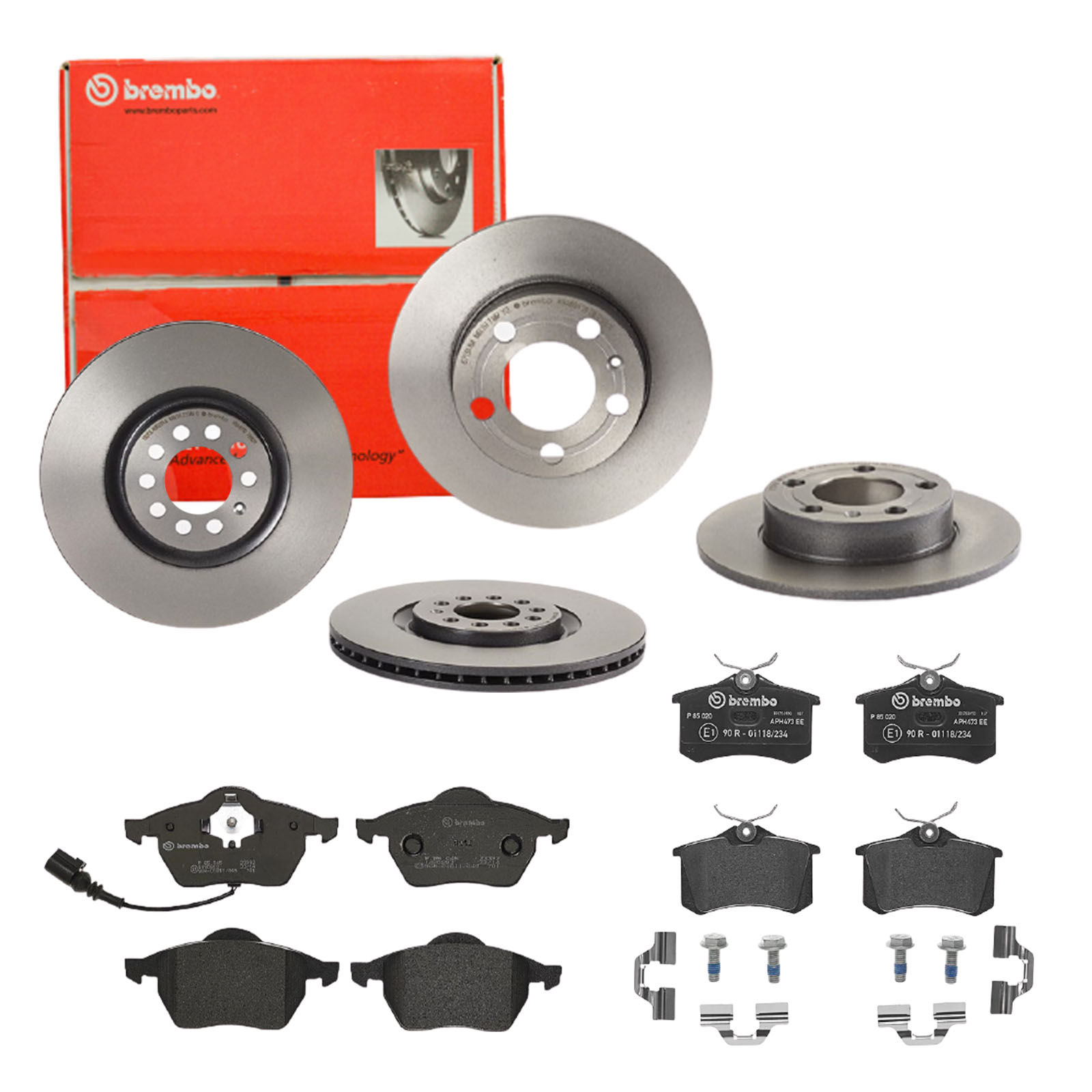 BREMBO Bremsensatz, Scheibenbremse sg00000edy Hinterachse Voll 230mm 9mm für PEUGEOT CITROËN FORD ROEWE (SAIC) FIAT ZHONGHUA (BRILLIANCE) DS VW SKODA