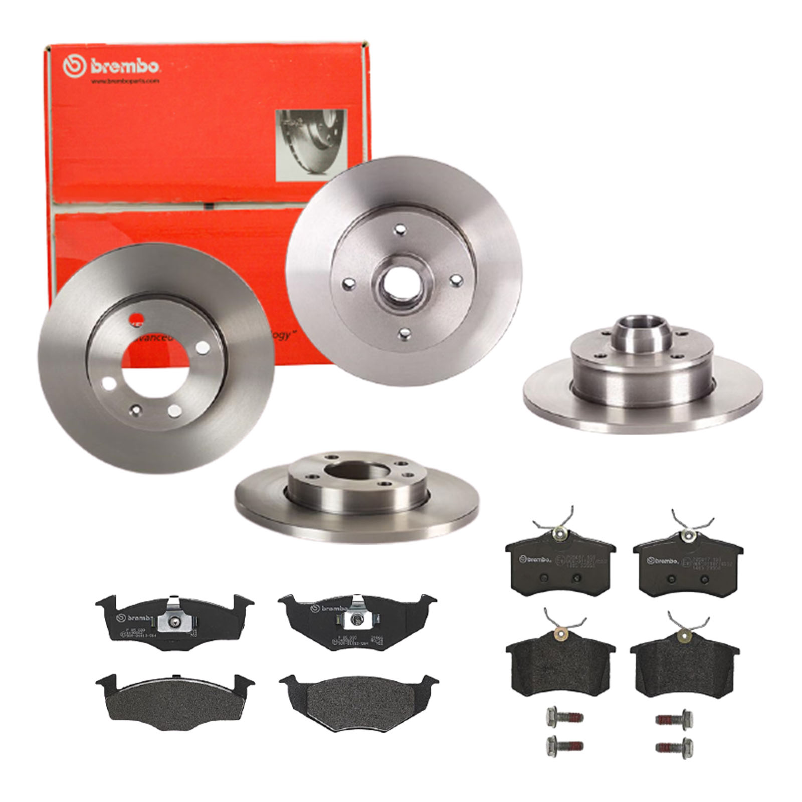 BREMBO Bremsensatz, Scheibenbremse sg00000ee4 Hinterachse Voll 239mm 10mm für PEUGEOT MG (SAIC) ROEWE (SAIC) AUDI VW SEAT CITROËN NISSAN SKODA EUROPES