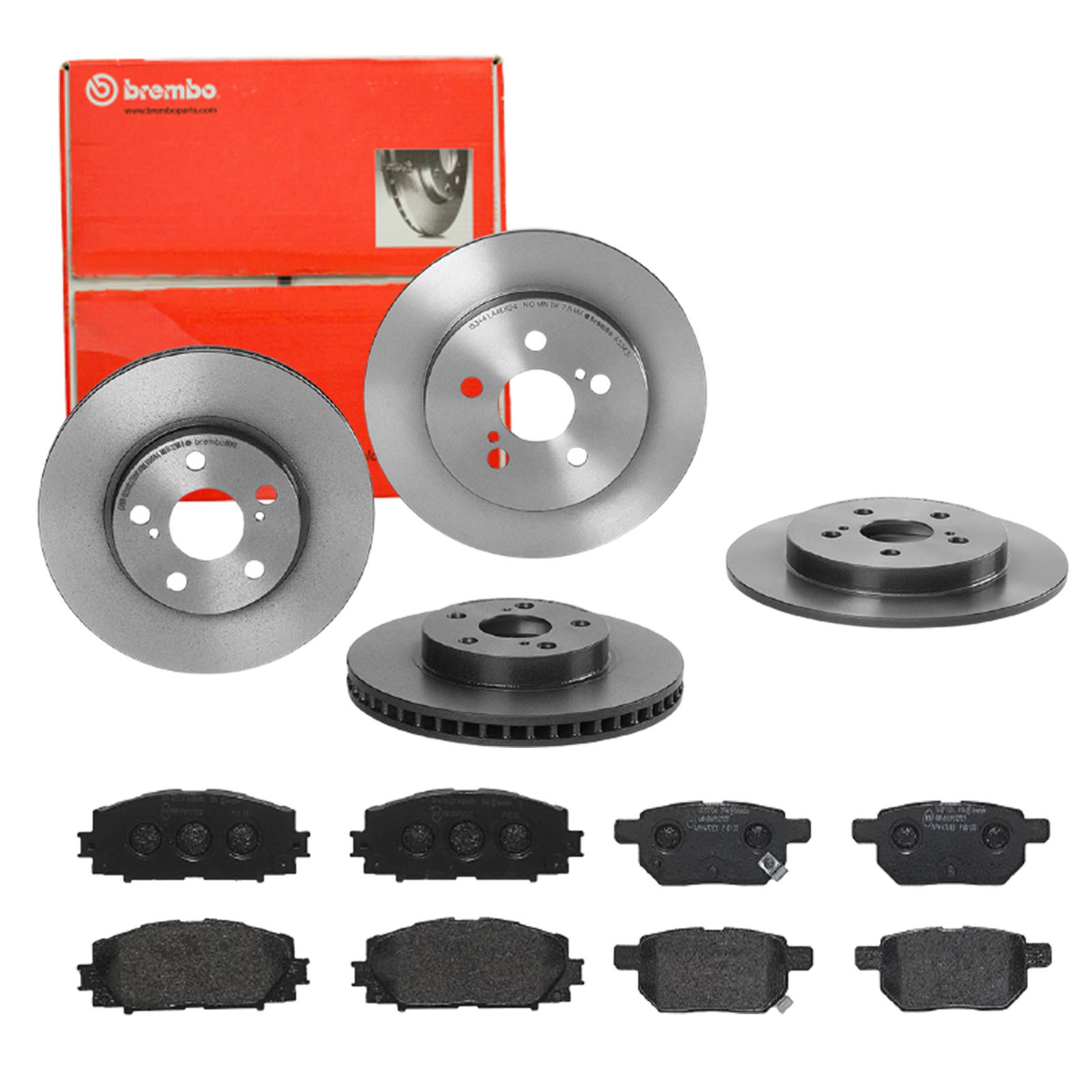 BREMBO Bremsensatz, Scheibenbremse sg00000eed Hinterachse Voll 259mm 25mm für PONTIAC TOYOTA TOYOTA (FAW) TOYOTA (GAC) LEXUS GEELY JAC HAVAL GREAT WAL