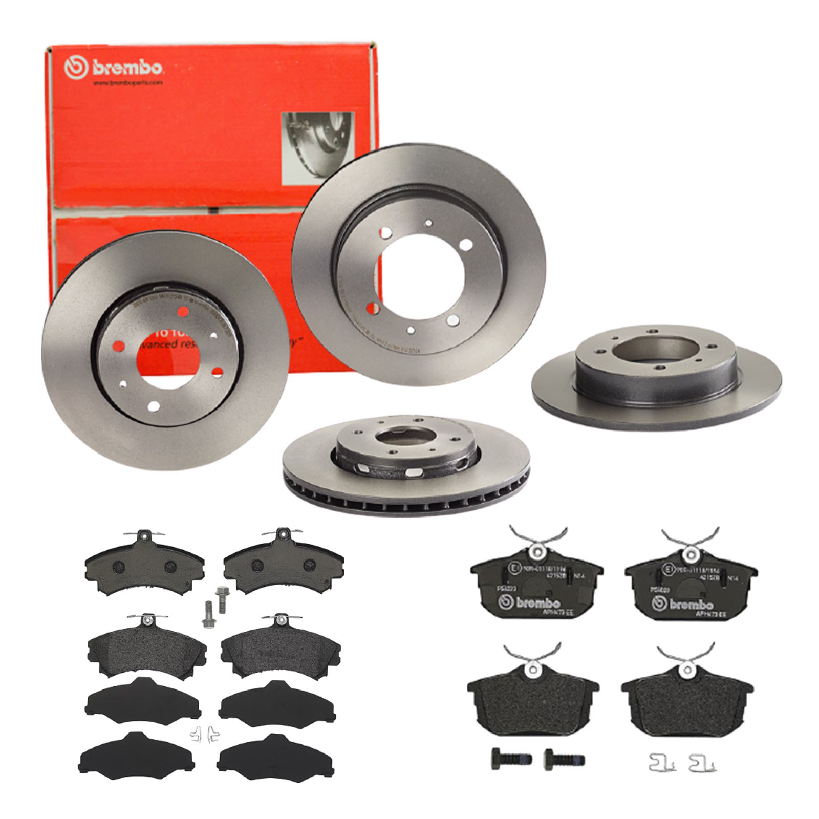 BREMBO Bremsensatz, Scheibenbremse sg00000eex Hinterachse Innenbelüftet 281mm 10mm für VOLVO MITSUBISHI HAIMA (FAW) PROTON NISSAN SMART