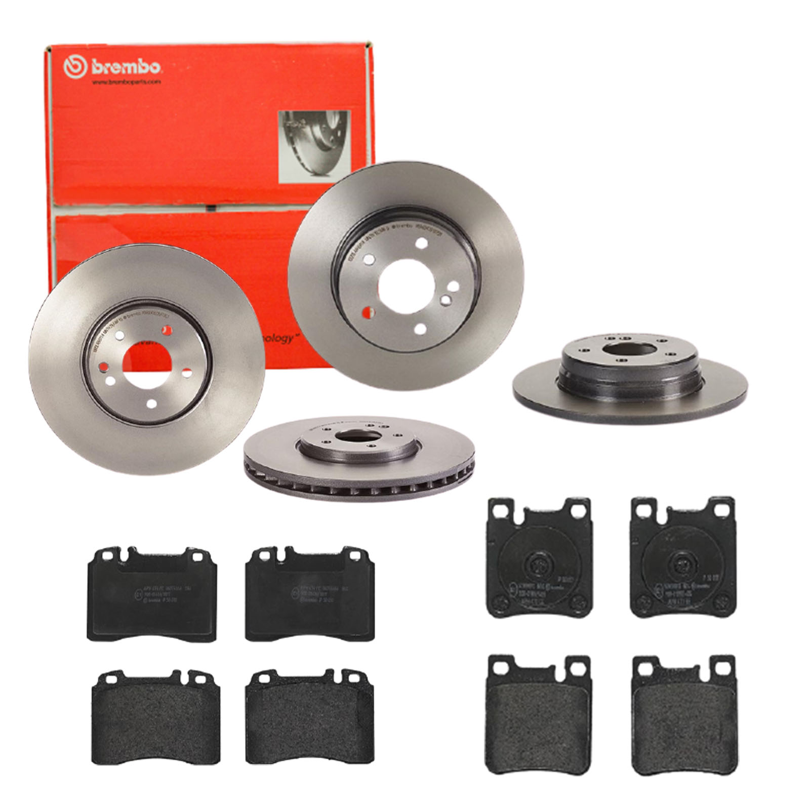 BREMBO Bremsensatz, Scheibenbremse sg00000ef0 Hinterachse Voll 290mm 32mm für MERCEDES-BENZ CHRYSLER