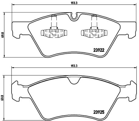 BREMBO Bremsensatz, Scheibenbremse ijg5y0u9w7 Vorderachse Innenbelüftet 350mm 32mm für MERCEDES-BENZ