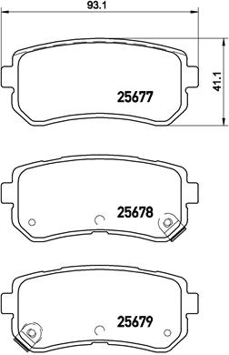 BREMBO Bremsensatz, Scheibenbremse ijzjsg5kt0 Hinterachse Voll 262mm 10mm für HYUNDAI KIA (DYK) KIA HYUNDAI (BEIJING)