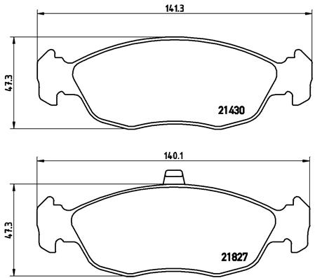 BREMBO Bremsensatz, Scheibenbremse ijzjsg5yb6 Vorderachse Innenbelüftet 247mm 20mm für CITROËN PEUGEOT