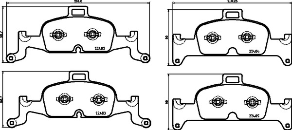 BREMBO Bremsensatz, Scheibenbremse ijzjsg62p4 Vorderachse Innenbelüftet 318mm 30mm für AUDI VW AUDI (FAW) SKODA