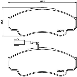 BREMBO Bremsensatz, Scheibenbremse ijzjsg64f6 Vorderachse Innenbelüftet 280mm 24mm für PEUGEOT CITROËN FIAT
