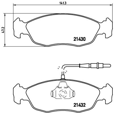 BREMBO Bremsensatz, Scheibenbremse ijzjsg67e3 Vorderachse Innenbelüftet 247mm 20mm für CITROËN PEUGEOT