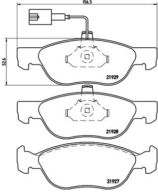 BREMBO Bremsensatz, Scheibenbremse ijzjsgfko5 Vorderachse Innenbelüftet 257mm 20mm für FIAT ALFA ROMEO LANCIA FIAT (NANJING)
