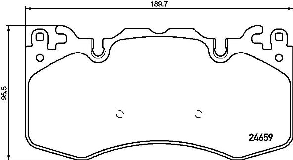BREMBO Bremsensatz, Scheibenbremse ijzjsgfl07 Vorderachse Innenbelüftet 380mm 34mm für LAND ROVER