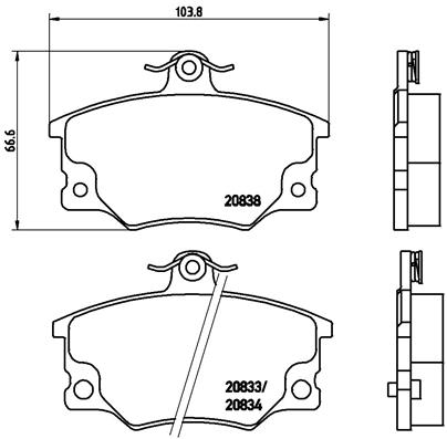 BREMBO Bremsensatz, Scheibenbremse ijzjsgfom7 Vorderachse Innenbelüftet 257mm 20mm für ALFA ROMEO FIAT ABARTH LANCIA FIAT (NANJING) SHUGUANG