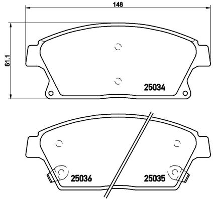 BREMBO Bremsensatz, Scheibenbremse ijzjsgfss7 Vorderachse Innenbelüftet 276mm 26mm für OPEL CHEVROLET BUICK VAUXHALL GENERAL MOTORS BUICK (SGM)