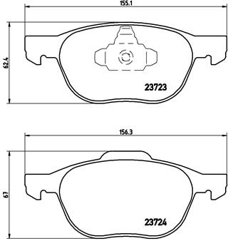 BREMBO Bremsensatz, Scheibenbremse ijzjsgfsy3 Vorderachse Innenbelüftet 320mm 25mm für FORD FORD (CHANGAN) VOLVO MAZDA NISSAN LINCOLN MITSUBISHI MAZDA