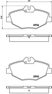 BREMBO ijzjsgfup6 Vorderachse Innenbelüftet 295mm 28mm für MERCEDES-BENZ