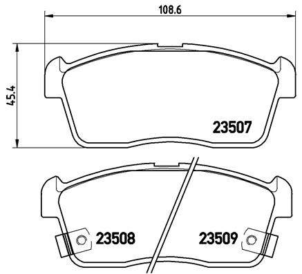 BREMBO Bremsensatz, Scheibenbremse ijzjsgfxc1 Vorderachse Voll 211mm 11mm für DAIHATSU SUZUKI MAZDA TOYOTA SUBARU NISSAN MITSUBISHI