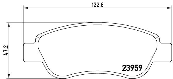 BREMBO Bremsensatz, Scheibenbremse ijzjsgfyq1 Vorderachse Innenbelüftet 247mm 20mm für PEUGEOT CITROËN GLEAGLE TOYOTA