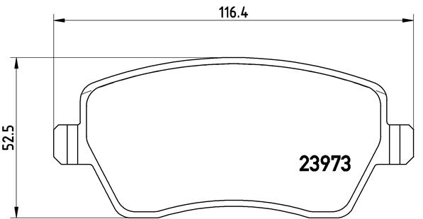 BREMBO Bremsensatz, Scheibenbremse ijzjsgg0a7 Vorderachse Innenbelüftet 269mm 22mm für MERCEDES-BENZ DACIA RENAULT RENAULT TRUCKS NISSAN LADA