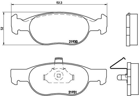 BREMBO Bremsensatz, Scheibenbremse ijzjsgg2j8 Vorderachse Voll 257mm 12mm für FIAT ALFA ROMEO LANCIA