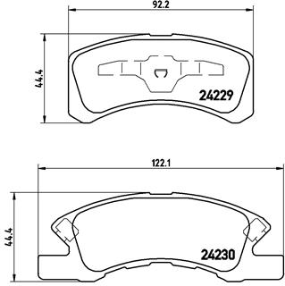 BREMBO Bremsensatz, Scheibenbremse ijzjsggcw1 Vorderachse Voll 211mm 11mm für DAIHATSU SUBARU MITSUBISHI NISSAN TOYOTA