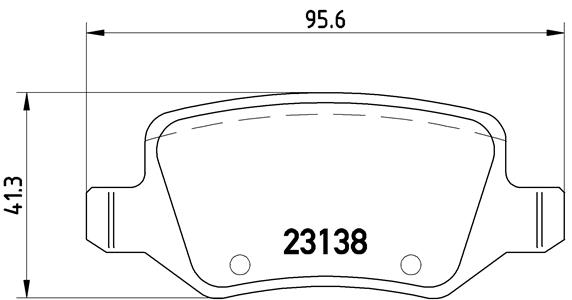 BREMBO Bremsensatz, Scheibenbremse ijzjsggk96 Hinterachse Voll 258mm 8mm für MERCEDES-BENZ