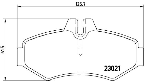 BREMBO Bremsensatz, Scheibenbremse ijzjsgglo7 Hinterachse Voll 272mm 16mm für MERCEDES-BENZ VW CHRYSLER