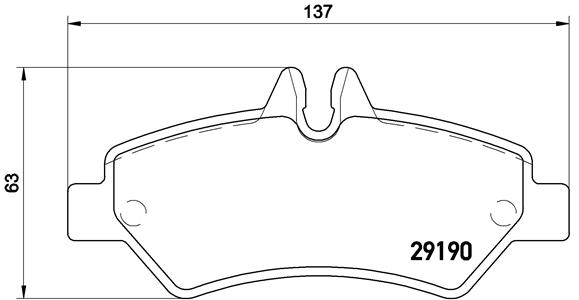 BREMBO Bremsensatz, Scheibenbremse ijzjsggoc3 Hinterachse Voll 298mm 16mm für MERCEDES-BENZ VW CHRYSLER DODGE