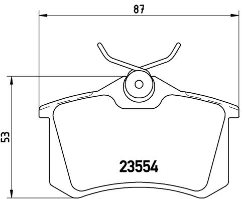 BREMBO Bremsensatz, Scheibenbremse ijzjsggoo5 Hinterachse Voll 245mm 10mm für PEUGEOT MG (SAIC) ROEWE (SAIC) SKODA CITROËN AUDI EUROPESTAR NISSAN SEAT