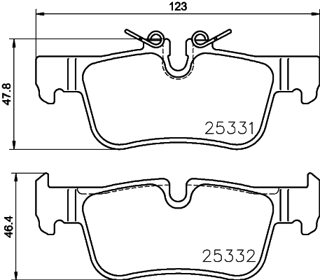 BREMBO Bremsensatz, Scheibenbremse ik3ebylhg1 Hinterachse Voll 280mm 10mm für BMW BMW (BRILLIANCE)