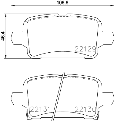 BREMBO Bremsensatz, Scheibenbremse ik3ebyli33 Hinterachse Voll 288mm 12mm für CHEVROLET (SGM) OPEL VAUXHALL