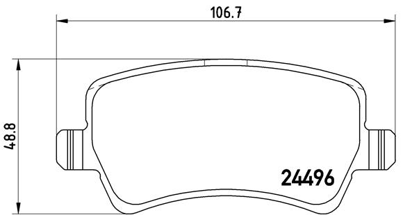 BREMBO Bremsensatz, Scheibenbremse ik3ebyll03 Hinterachse Innenbelüftet 302mm 22mm für VOLVO LAND ROVER
