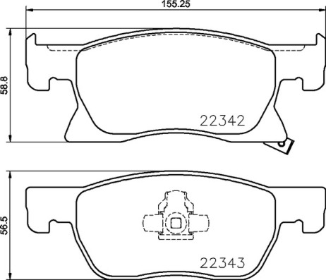 BREMBO Bremsensatz, Scheibenbremse ik3ebylx35 Vorderachse Innenbelüftet 276mm 26mm für OPEL BUICK (SGM) VAUXHALL