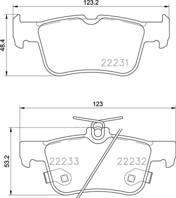 BREMBO sg000008ha Hinterachse Voll 302mm 11mm für FORD FORD USA FORD (CHANGAN) LINCOLN