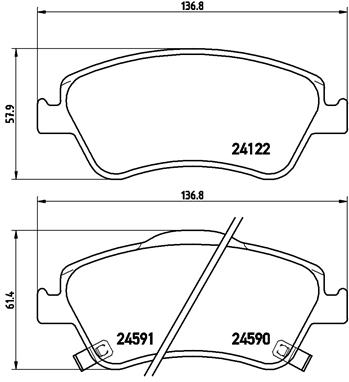 BREMBO Bremsensatz, Scheibenbremse sg000008ie Vorderachse Innenbelüftet 275mm 22mm für TOYOTA TOYOTA (GAC)