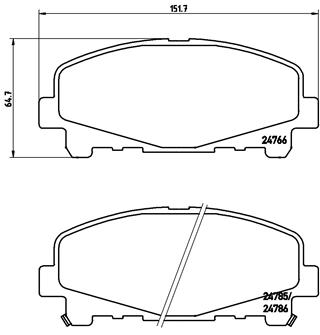 BREMBO Bremsensatz, Scheibenbremse sg000008im Vorderachse Innenbelüftet 320mm 32mm für HONDA