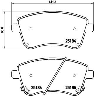 BREMBO Bremsensatz, Scheibenbremse sg000008j4 Vorderachse Innenbelüftet 280mm 26mm für KIA HYUNDAI