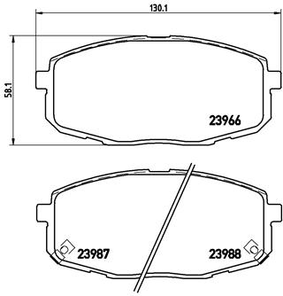 BREMBO Bremsensatz, Scheibenbremse sg000008j5 Vorderachse Innenbelüftet 280mm 26mm für KIA HYUNDAI HYUNDAI (BEIJING) TOYOTA KIA (DYK) CHANGAN