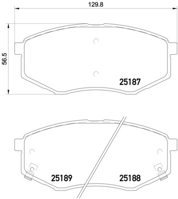 BREMBO Bremsensatz, Scheibenbremse sg000008lh Vorderachse Innenbelüftet 280mm 26mm für KIA (DYK) HYUNDAI (BEIJING) HYUNDAI KIA