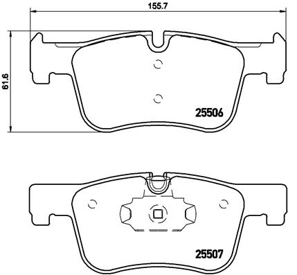 BREMBO sg00000cj6 Vorderachse Innenbelüftet 284mm 22mm für BMW