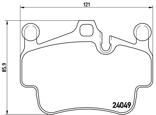 BREMBO Bremsensatz, Scheibenbremse sg00000cjh Vorderachse Gelocht/innenbel. 318mm 28mm für PORSCHE
