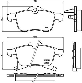 BREMBO Bremsensatz, Scheibenbremse sg00000ck9 Vorderachse Geschlitzt 257mm 22mm für OPEL GENERAL MOTORS FIAT SATURN VAUXHALL AC