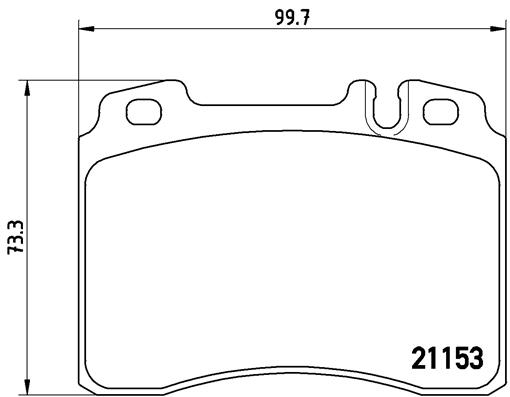 BREMBO Bremsensatz, Scheibenbremse sg00000cko Vorderachse Geschlitzt 288mm 25mm für MERCEDES-BENZ