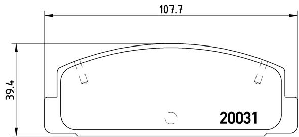 BREMBO Bremsensatz, Scheibenbremse sg00000cli Hinterachse Voll 280mm 10mm für MAZDA MITSUBISHI NISSAN HAIMA (FAW)