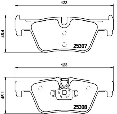 BREMBO Bremsensatz, Scheibenbremse sg00000cll Hinterachse Innenbelüftet 300mm 20mm für BMW