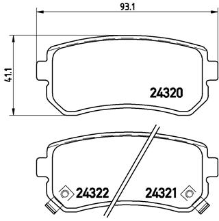 BREMBO Bremsensatz, Scheibenbremse sg00000ef9 Hinterachse Voll 256mm 10mm für HYUNDAI (BEIJING) KIA HYUNDAI JAC KIA (DYK)