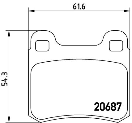 BREMBO Bremsensatz, Scheibenbremse sg00000eh0 Hinterachse Innenbelüftet 258mm 9mm für MERCEDES-BENZ