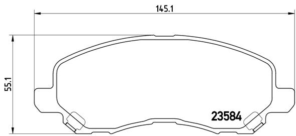BREMBO Bremsensatz, Scheibenbremse sg00000eh1 Hinterachse Innenbelüftet 276mm 26mm für CHRYSLER BAIC WEIWANG PEUGEOT CITROËN MITSUBISHI PROTON DODGE J