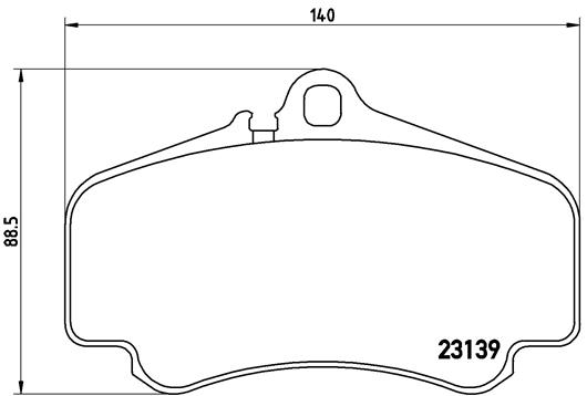 BREMBO Bremsensatz, Scheibenbremse sg00000ehl Hinterachse Gelocht/innenbel. 330mm 28mm für PORSCHE