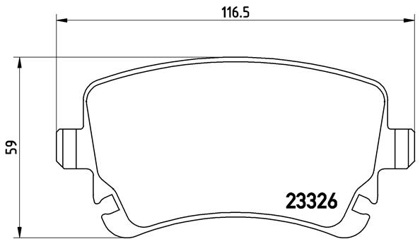 BREMBO Bremsensatz, Scheibenbremse sg00000eke Hinterachse Innenbelüftet 347mm 22mm für SEAT AUDI (FAW) AUDI SKODA VW